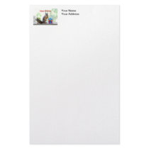 Happy Birthday Squirrel Personalized Stationery