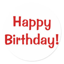 Happy Birthday! Sticker