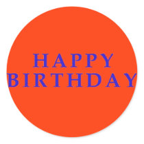 Happy Birthday stickers