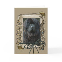Happy Birthday - Stone Paws - Newfoundland