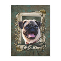 Happy Birthday - Stone Paws - Pug