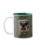 Happy Birthday - Stone Paws - Schnauzer - Dad Coffee Mug