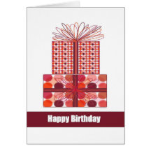Happy Birthday (sweet nutmeg) Cards