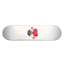 Happy Birthday Sweetie Puppy Skate Deck