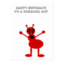 Happy Birthday to a fabulous Ant Post Cards