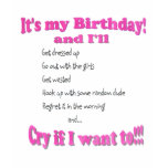 Happy Birthday to me! 2 t-shirts