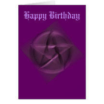 Happy Birthday to the Hidden Wiccan Greeting Cards
