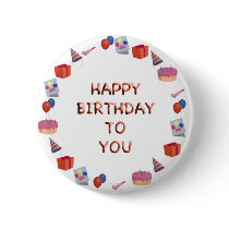Happy Birthday to you Button