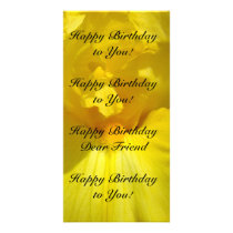 Happy Birthday to You! Photo Cards Iris Flower