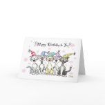 Happy Birthday to You (singing cats) Cards