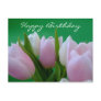 Happy Birthday - Tulips Postcard