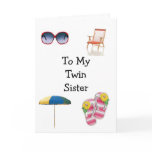 HAPPY BIRTHDAY TWIN SISTER CARDS