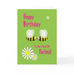 Happy Birthday Twins cards