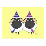 Happy Birthday Two Ewe Postcard
