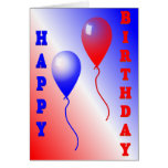 Happy Birthday Vertical Card Template