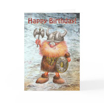 Happy Birthday Viking Birthday Card