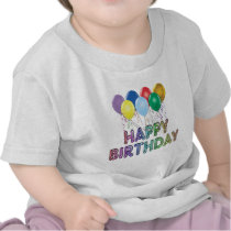 Happy Birthday with Balloon T-Shirt