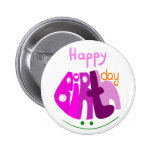 Happy Birthday with smile button