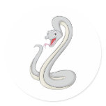 Happy Black Mamba Snake stickers