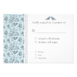 Happy Blue Birds RSVP Response Affordable Custom Invites