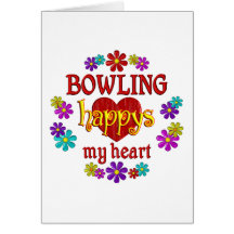 Happy Bowling Greeting Card