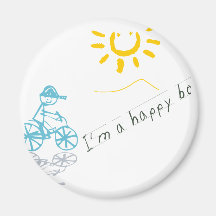 Happy boy designs refrigerator magnets