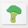 Happy Broccoli Vegetable Smiling Mousepad