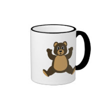 Happy Brown Bear Mug