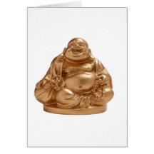 Happy Buddha Greeting Card