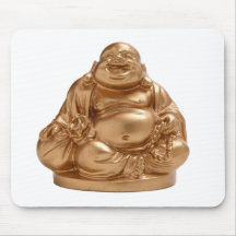 Happy Buddha Mouse Pad
