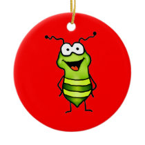 Happy Bug Ornament