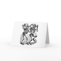 "Happy Calaveras" Mexico's Day of the Dead Greeting Card