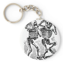 "Happy Calaveras" Mexico's Day of the Dead Keychain