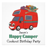 Happy Camper....! Custom Announcements