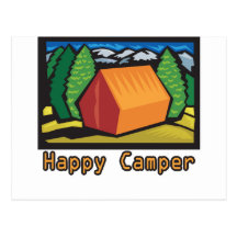 Happy Camper Post Card