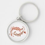 Happy Camper Premium Keychain