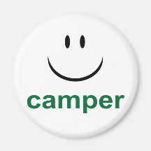 Happy Camper Refrigerator Magnets