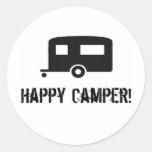 Happy Camper! Round Sticker