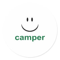 Happy Camper stickers