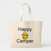 Happy Camper Tote Bags