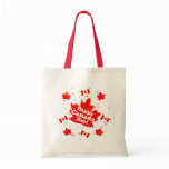 Happy Canada Day Party Canvas Bags