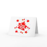 Happy Canada Day Party Card