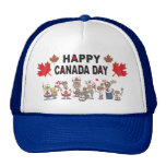 Happy Canada Day Trucker Hat