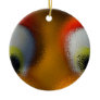 Happy Cartoon Eyes, Yellow, playground starfish Christmas Tree Ornament