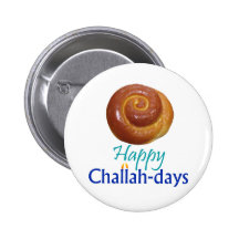 Happy Challah-days Rnd Pin