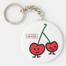 Happy Cherries cute keychain