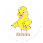 Happy Chick Sticker