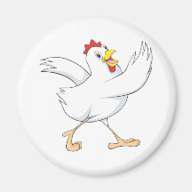 Happy Chicken Hen Magnet