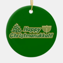 Happy Christmanukkah Ornament
