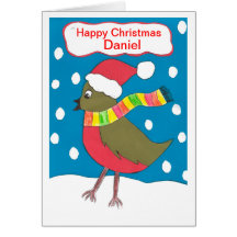 Happy Christmas Daniel Greeting Cards